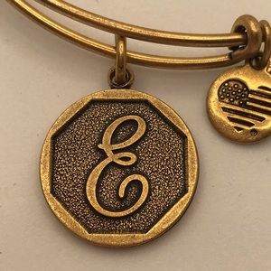 Initial E Alex & Ani Charm Bracelet